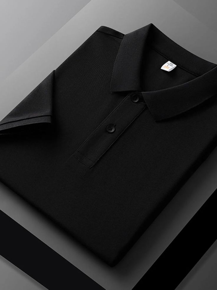 JS Fashion Lab Premium Black Polo Shirt – Soft Cotton Blend | Classic Fit | Casual & Smart Wear