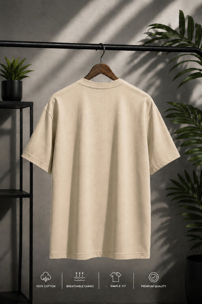 JS Fashion Lab Premium Printed Future Beige T-Shirt Multi Design | 100% Cotton | Streetwear