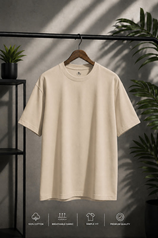 JS Fashion Lab Premium Plain Beag T-Shirt | 100% Cotton | Streetwear