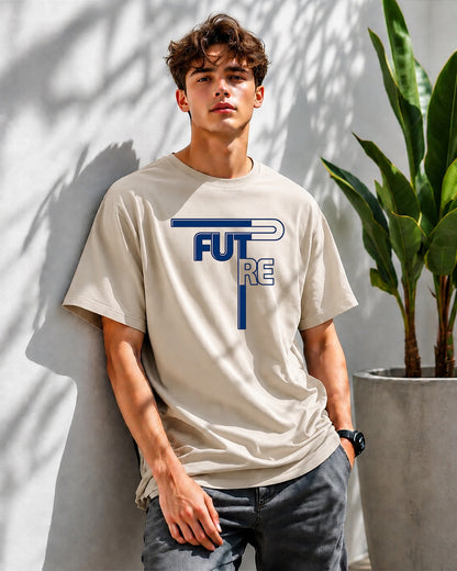 JS Fashion Lab Premium Printed Future Beige T-Shirt Multi Design | 100% Cotton | Streetwear