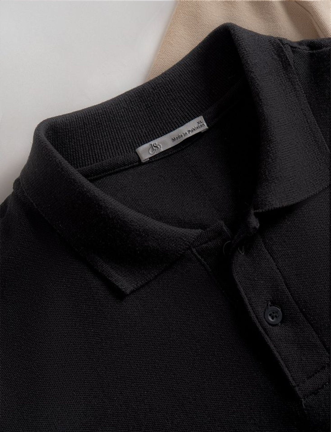 JS Fashion Lab Premium Black Polo Shirt – Soft Cotton Blend | Classic Fit | Casual & Smart Wear