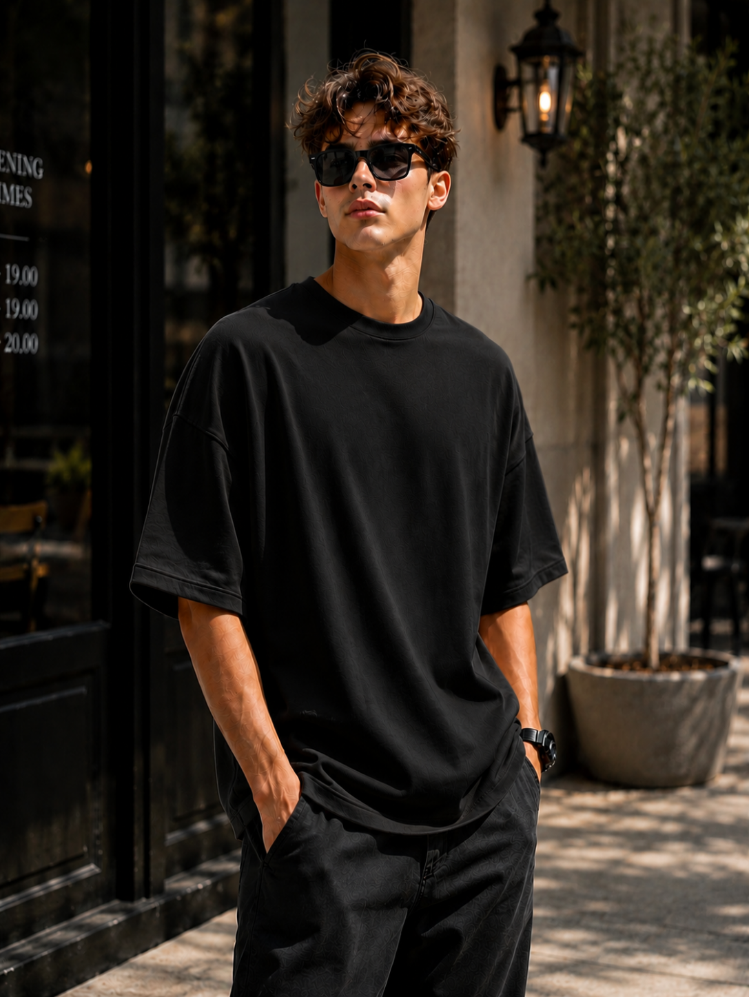 Premium Oversized Plain T-Shirt for Men | Drop Shoulder Casual Tee