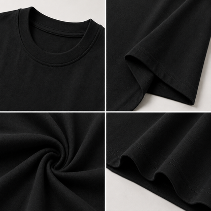 Premium Oversized Plain T-Shirt for Men | Drop Shoulder Casual Tee