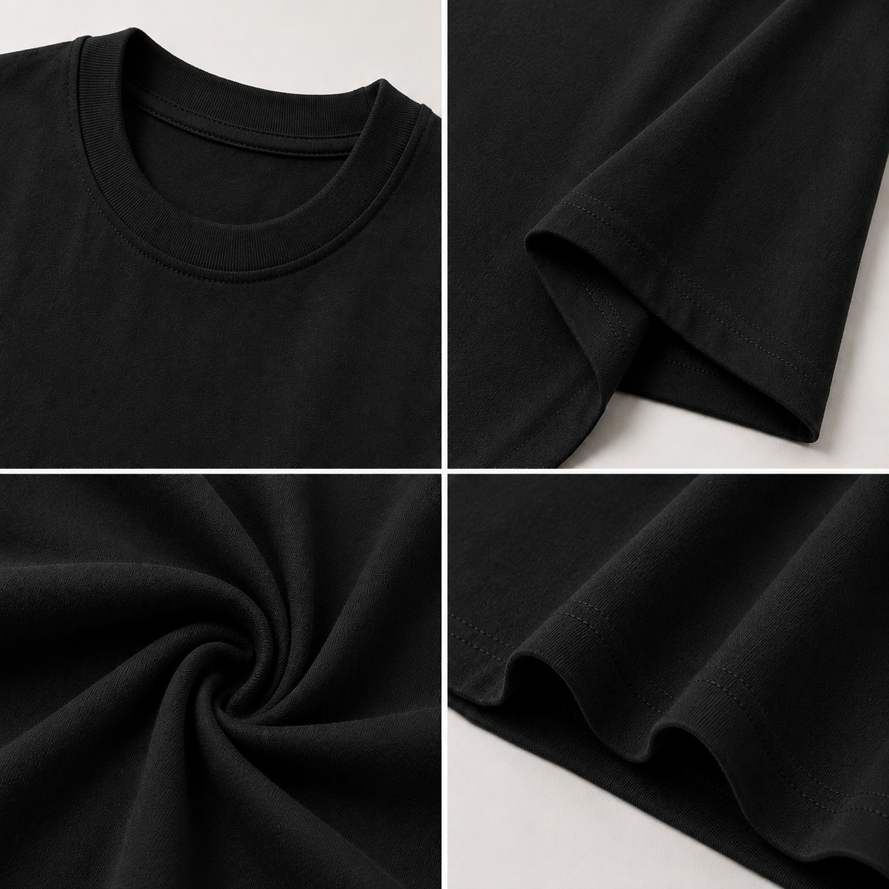 Premium Oversized Black T-Shirt for Men DTF Design | Drop Shoulder Casual Tee
