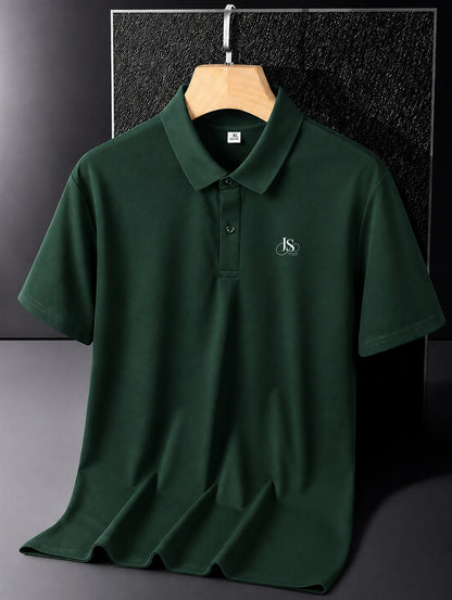 JS Fashion Lab Premium Dark Green Polo Shirt – Soft Cotton Blend | Classic Fit | Casual & Smart Wear