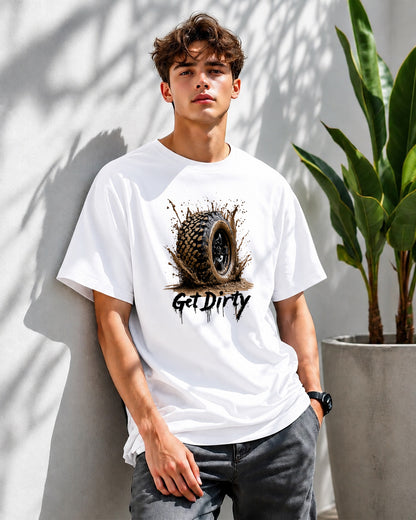 JS Fashion Lab Premium Printed White T-Shirt Desgin | 100% Cotton | Streetwear