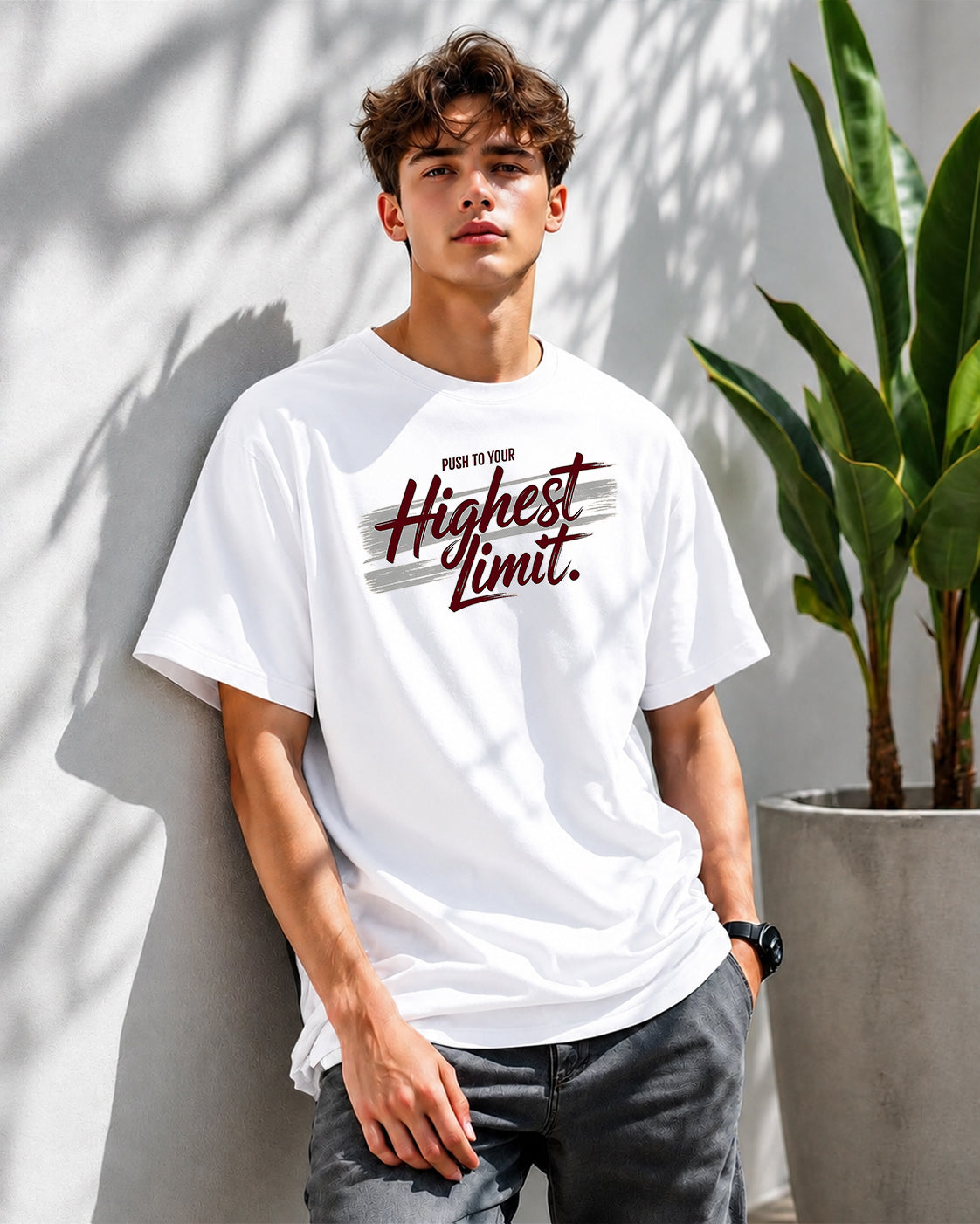 JS Fashion Lab Premium Printed White T-Shirt Desgin | 100% Cotton | Streetwear