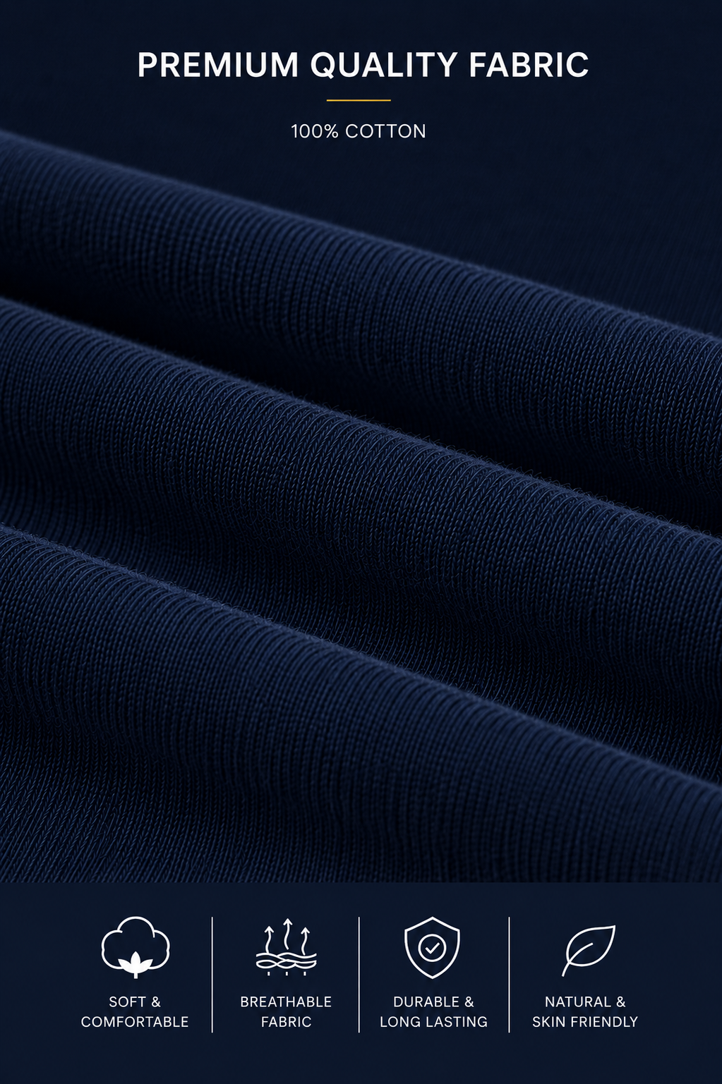 JS Fashion Lab Premium Printed Side Navy Blue T-Shirt Multi Design Be You | 100% Cotton | Streetwear