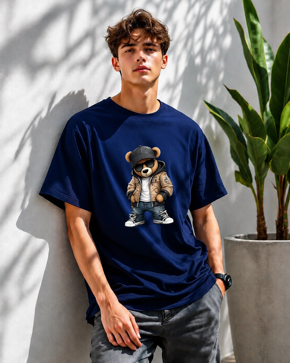 JS Fashion Lab Premium Multi Printed Beige T-Shirt Design | 100% Cotton | Streetwear