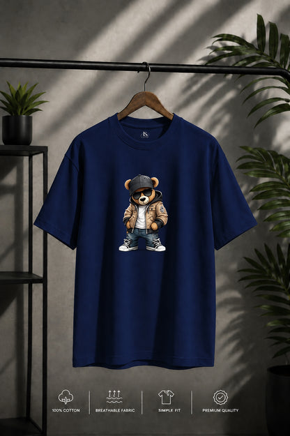 JS Fashion Lab Premium Multi Printed Beige T-Shirt Design | 100% Cotton | Streetwear