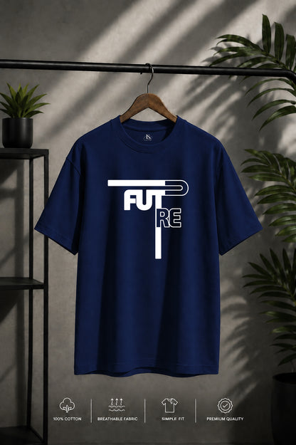 JS Fashion Lab Premium Printed Positive Navy Blue T-Shirt Multi Design | 100% Cotton | Streetwear