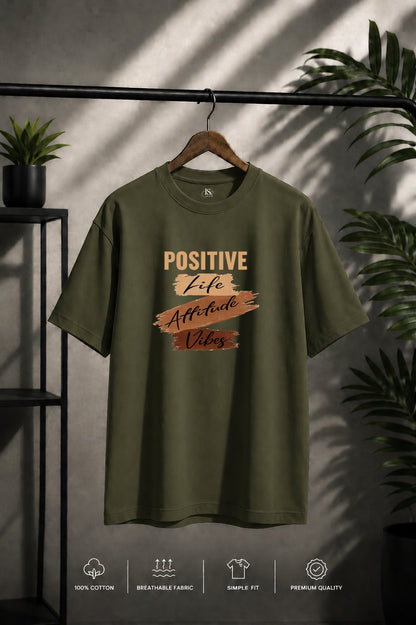 JS Fashion Lab Premium Printed Future Olive Green T-Shirt Multi Design | 100% Cotton | Streetwear