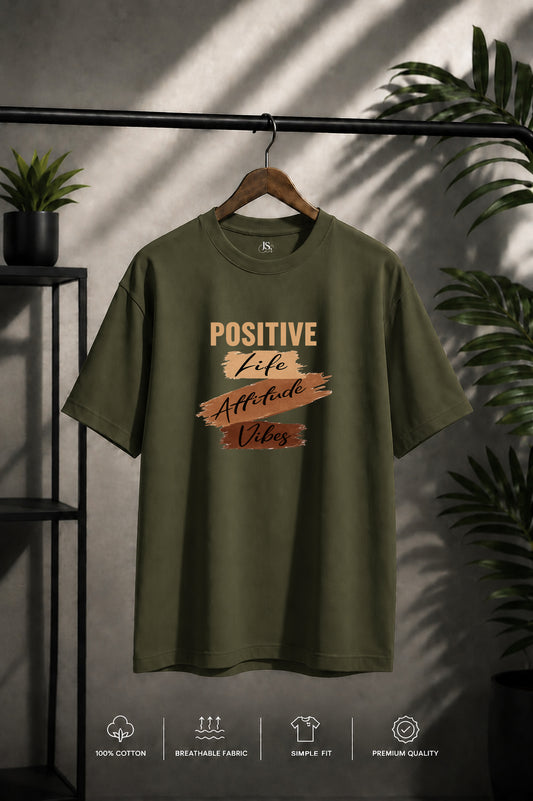 JS Fashion Lab Premium Printed Future Olive Green T-Shirt Multi Design | 100% Cotton | Streetwear