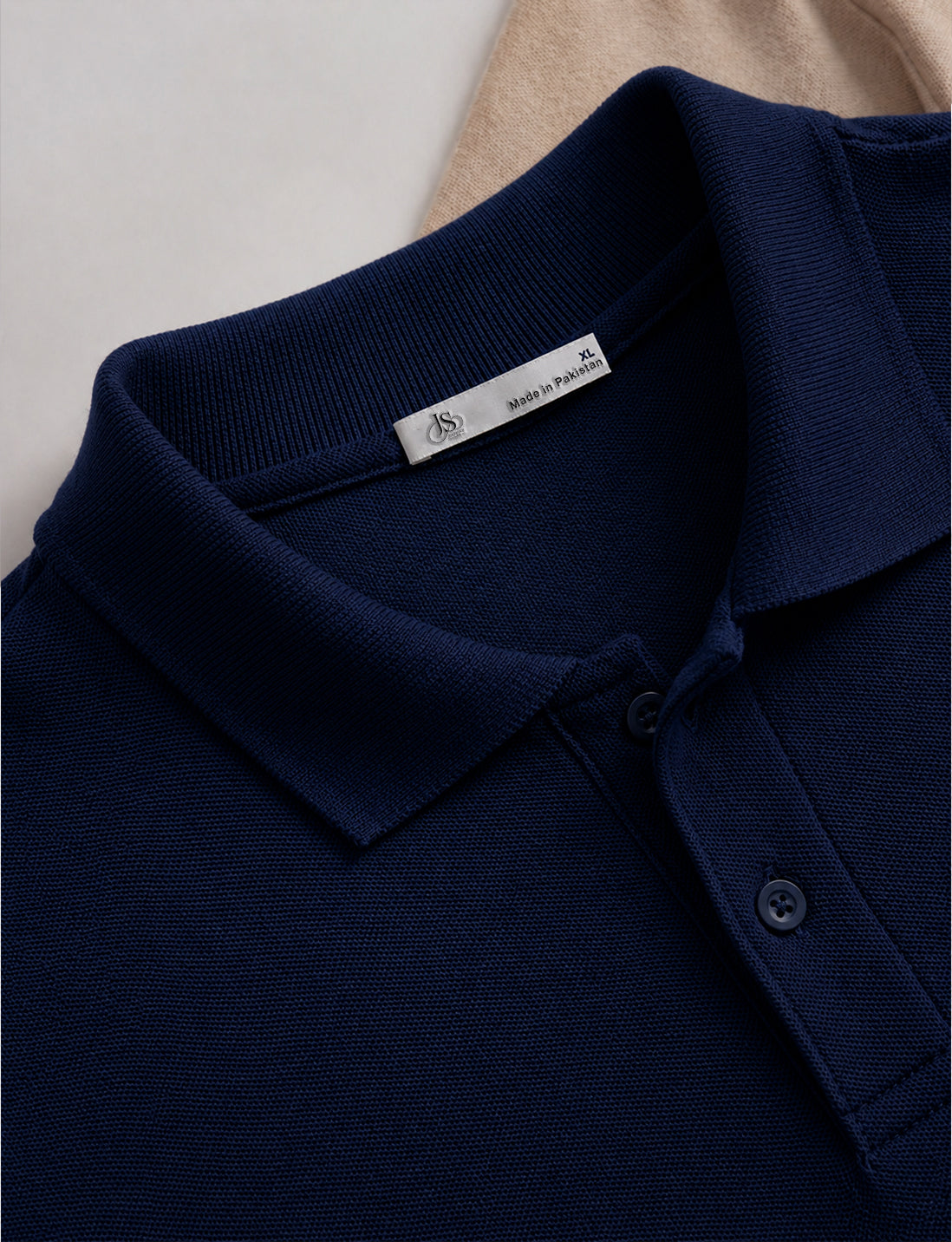 JS Fashion Lab Premium Navi Blue Polo Shirt – Soft Cotton Blend | Classic Fit | Casual & Smart Wear