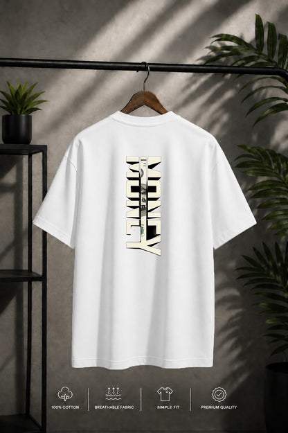 JS Fashion Lab Premium Printed Back Side White T-Shirt Desgin | 100% Cotton | Streetwear