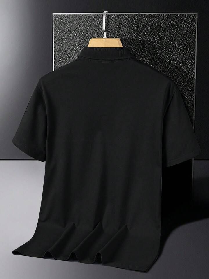 JS Fashion Lab Premium Black Polo Shirt – Soft Cotton Blend | Classic Fit | Casual & Smart Wear