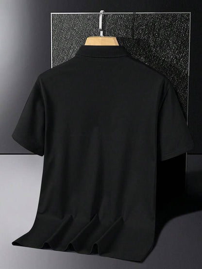 JS Fashion Lab Premium Black Polo Shirt – Soft Cotton Blend | Classic Fit | Casual & Smart Wear