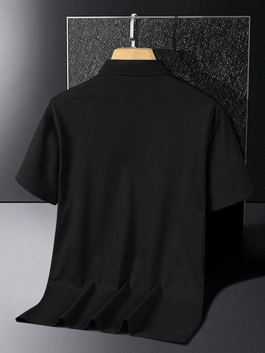 JS Fashion Lab Premium Black Polo Shirt – Soft Cotton Blend | Classic Fit | Casual & Smart Wear
