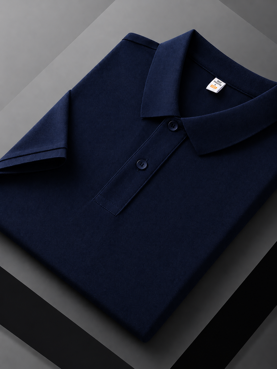 JS Fashion Lab Premium Navi Blue Polo Shirt – Soft Cotton Blend | Classic Fit | Casual & Smart Wear