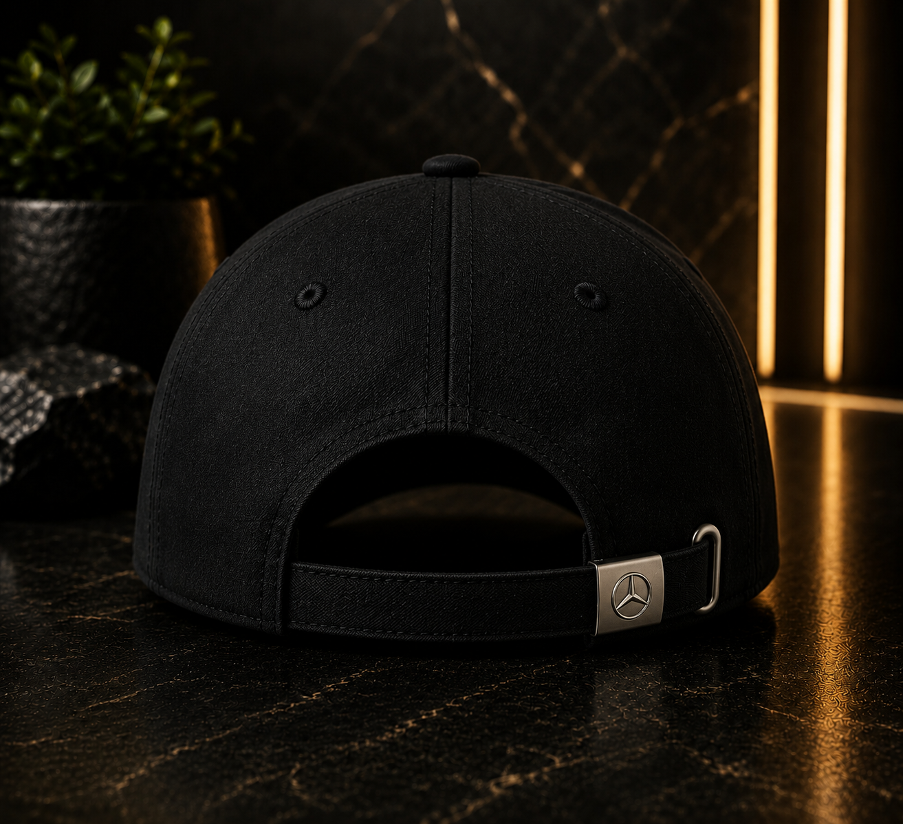 LEGEND Premium DTF Design Black Cap | Luxury Adjustable Snapback