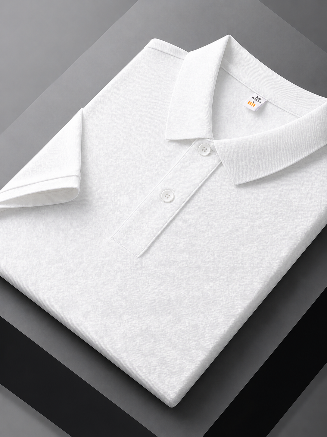 JS Fashion Lab Premium White Polo Shirt – Soft Cotton Blend | Classic Fit | Casual & Smart Wear