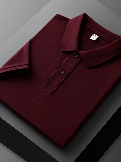 JS Fashion Lab Premium Mehroon Polo Shirt – Soft Cotton Blend | Classic Fit | Casual & Smart Wear