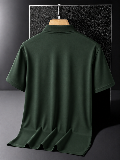 JS Fashion Lab Premium Dark Green Polo Shirt – Soft Cotton Blend | Classic Fit | Casual & Smart Wear