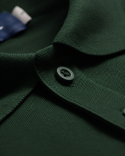 JS Fashion Lab Premium Dark Green Polo Shirt – Soft Cotton Blend | Classic Fit | Casual & Smart Wear