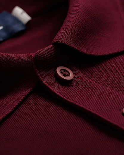 JS Fashion Lab Premium Mehroon Polo Shirt – Soft Cotton Blend | Classic Fit | Casual & Smart Wear