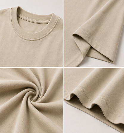 Premium Oversized Plain T-Shirt for Men | Drop Shoulder Casual Tee