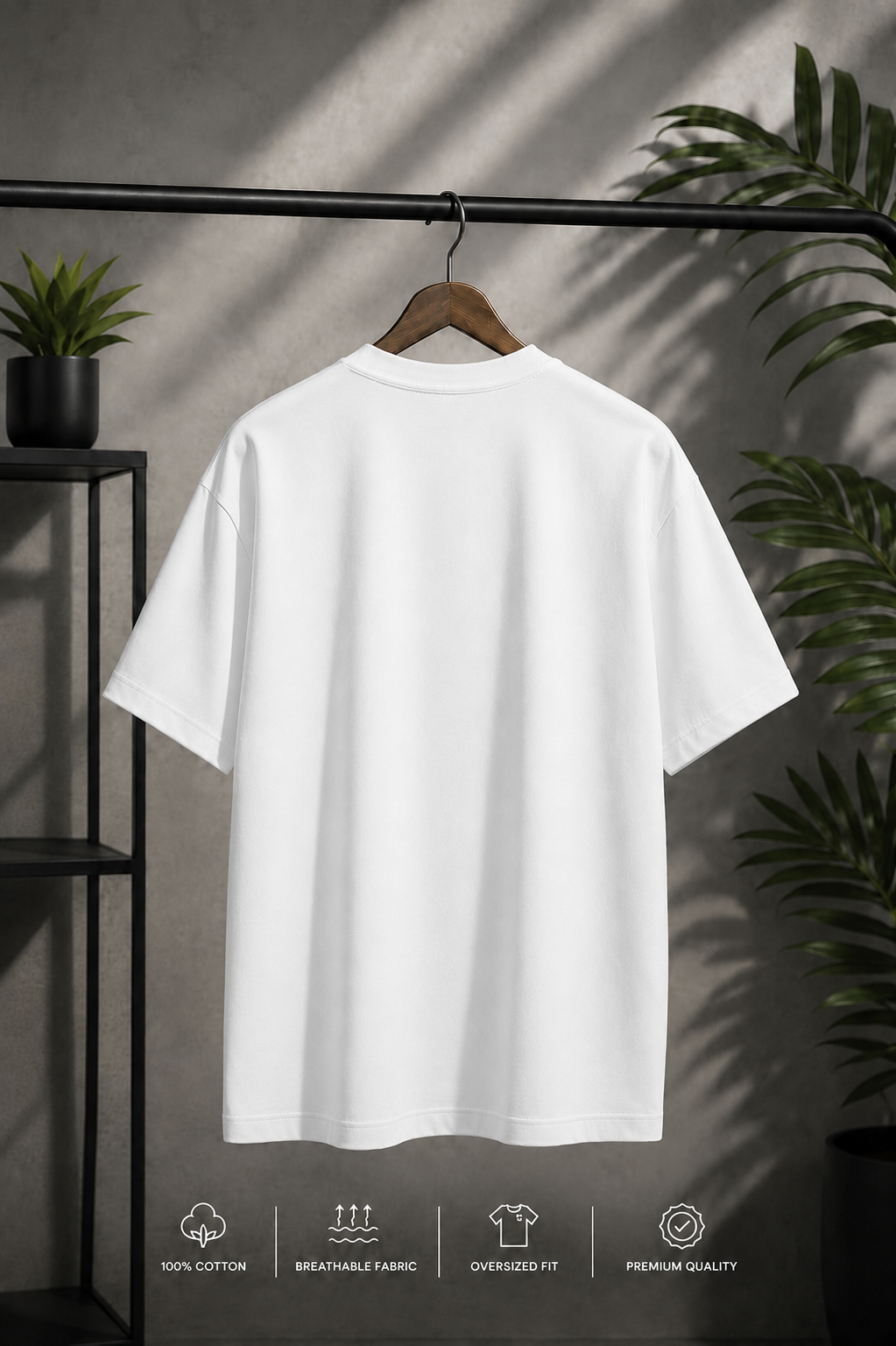 JS Fashion Lab Premium Printed White Positive Vibe T-Shirt Desgin | 100% Cotton | Streetwear