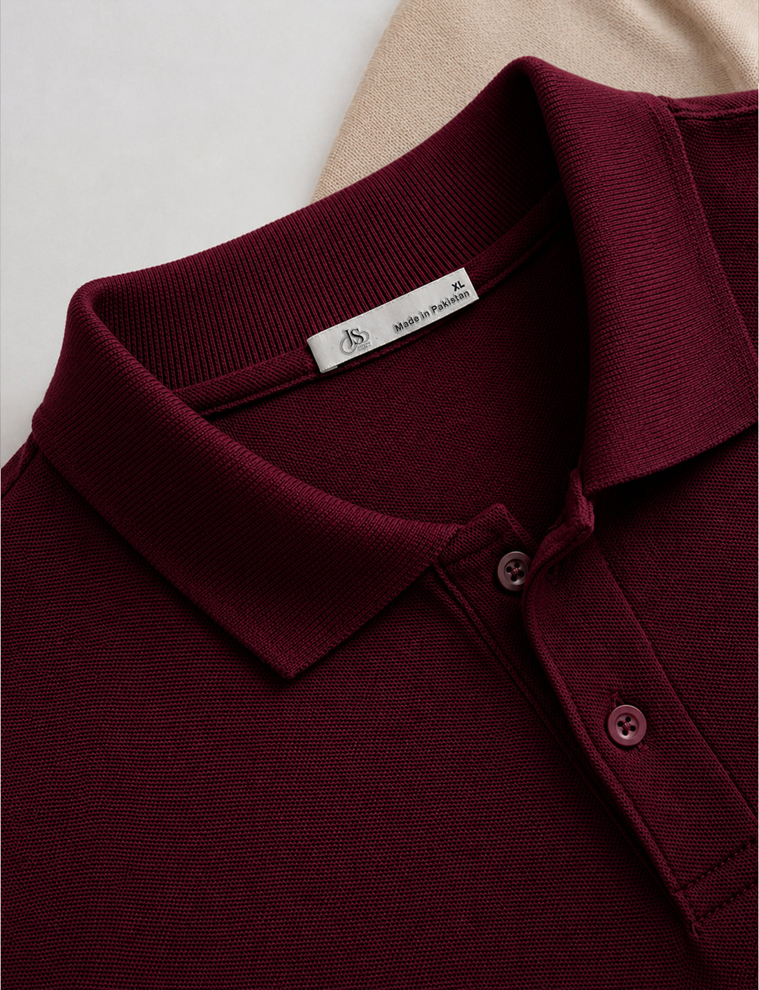 JS Fashion Lab Premium Mehroon Polo Shirt – Soft Cotton Blend | Classic Fit | Casual & Smart Wear